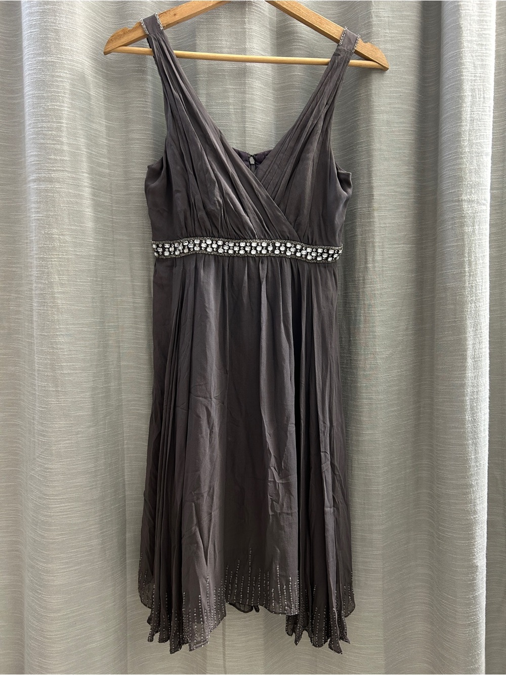 Grace Class Japan 100% Silk Asymmetrical Fairy Dress 36